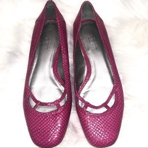 Ann Taylor Loft pink ballet flats size 7 medium